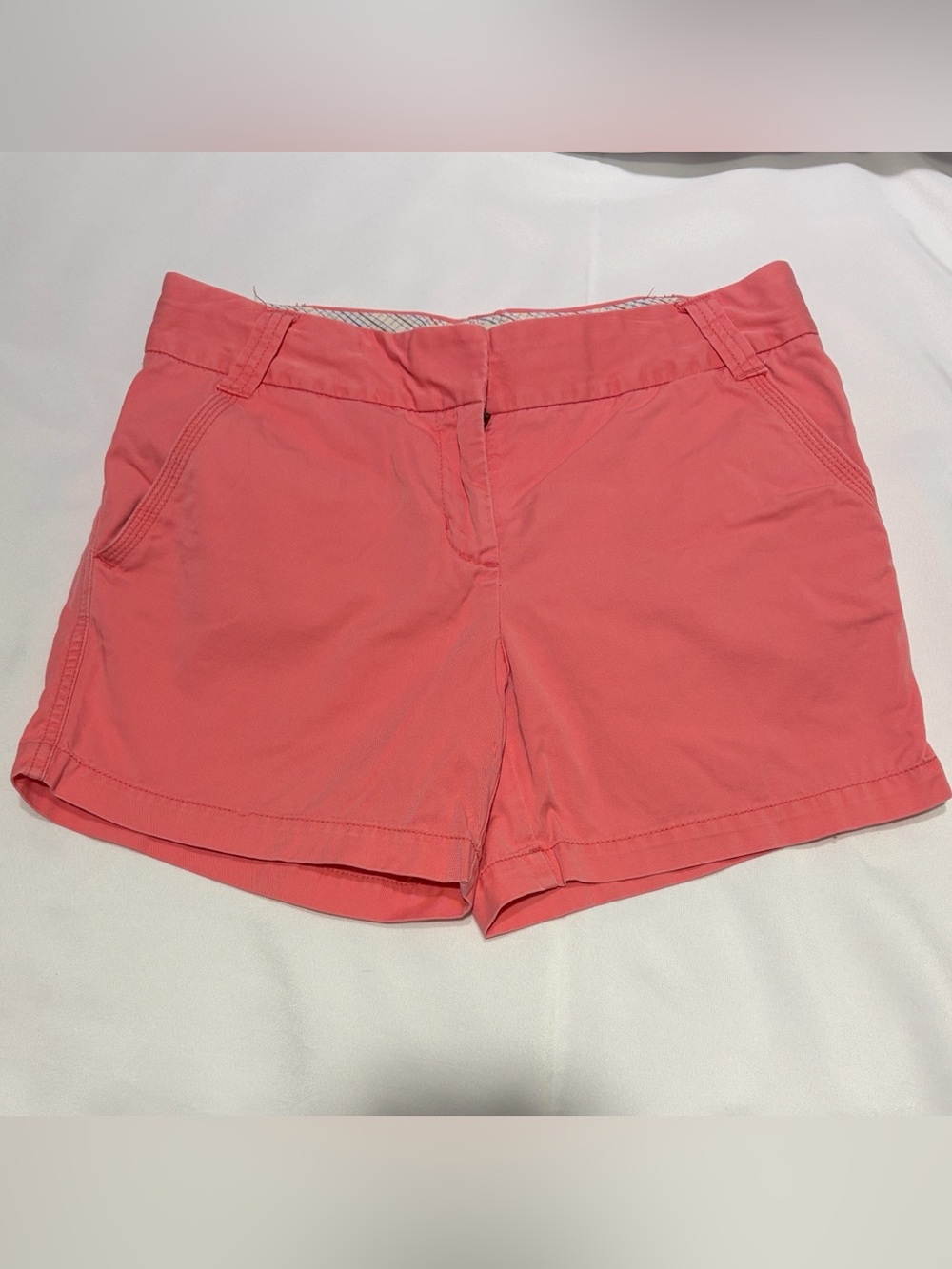 J. Crew Coral City Fit Shorts Size 6